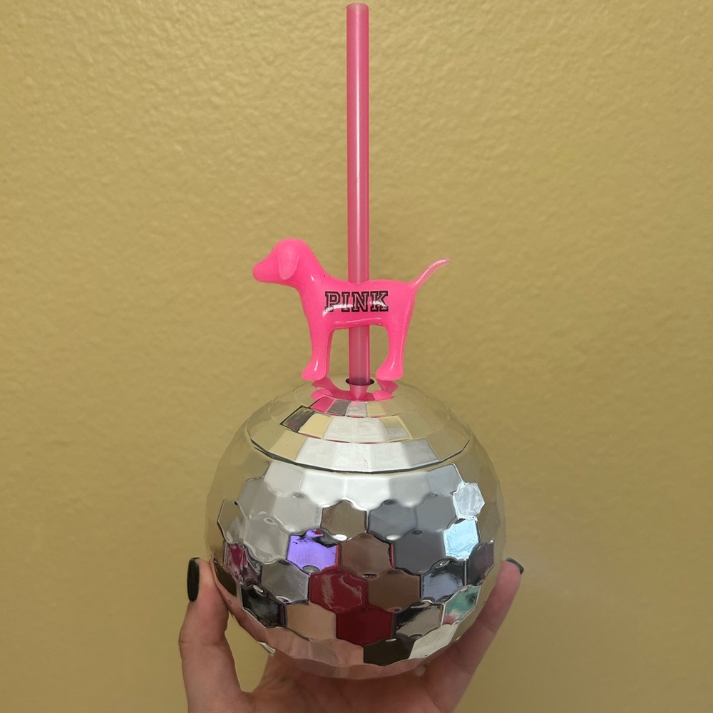 New VS PINK Disco dog cup
